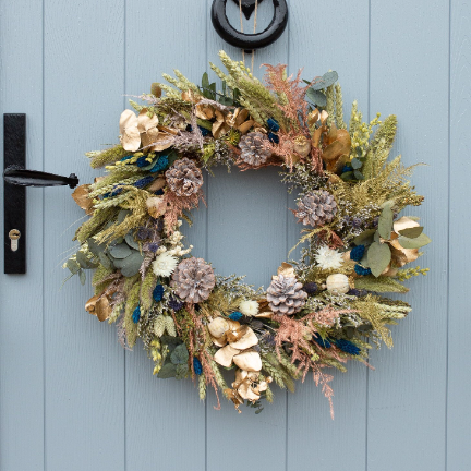 Dried Flowers Wreath | Dried Flowers Christmas Wreath - Ingenious